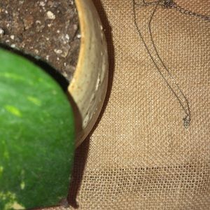 “S” dainty initial necklace